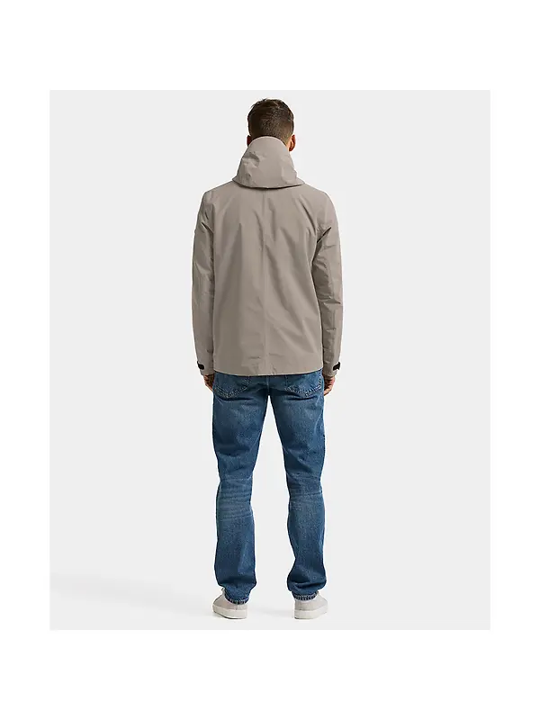 Didriksons Men's Logan Waterproof Jacket - Ash Brown Image 7