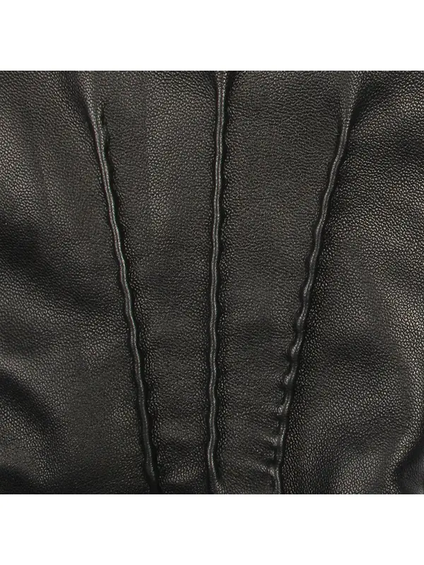 Dents Men's Tetbury Handsewn Three-Point Wool and Cashmere Blend-Lined Leather Gloves - Black Image 10