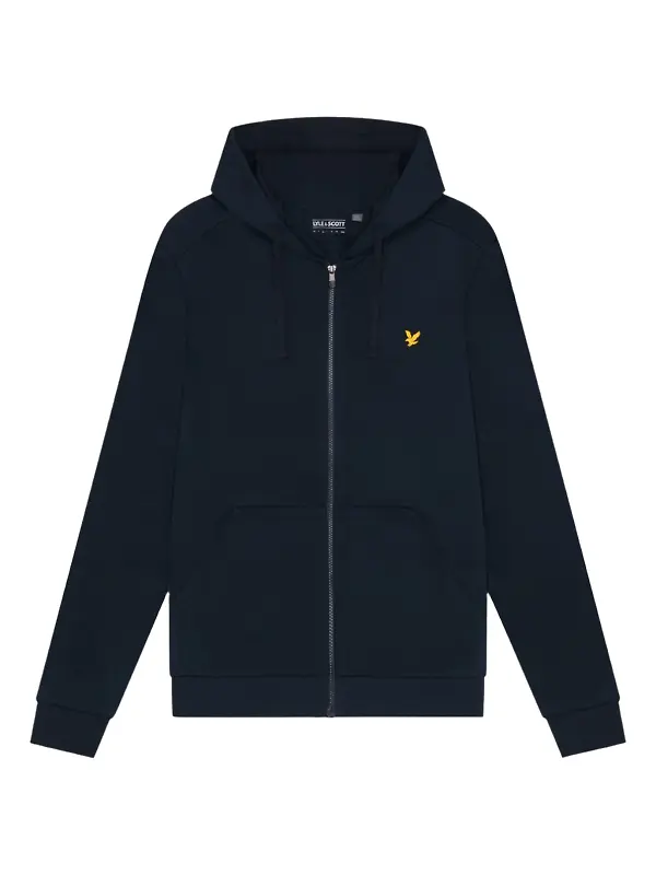 Lyle & Scott Men's Sports Full-Zip Hoodie - Dark Navy Image 5