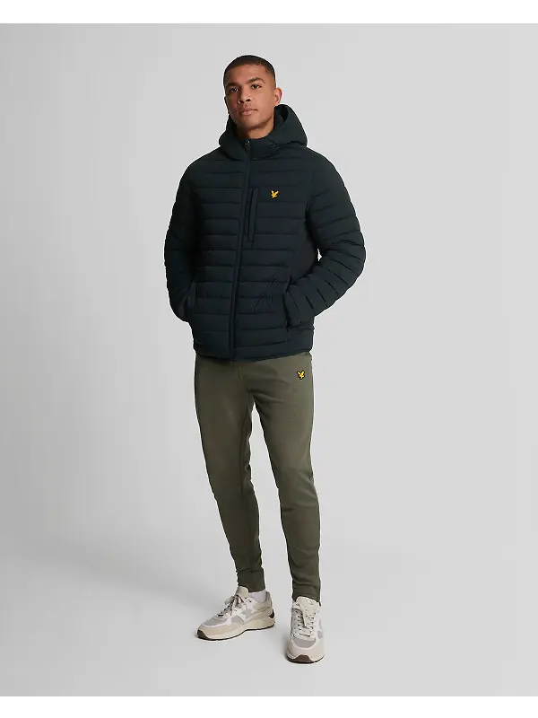 Lyle & Scott Men's Stretch Lightweight Quilted Jacket - Dark Navy Image 4