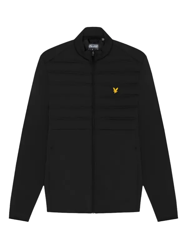 Lyle & Scott Men's Sports Hybrid Double Baffle Jacket - Jet Black Image 5