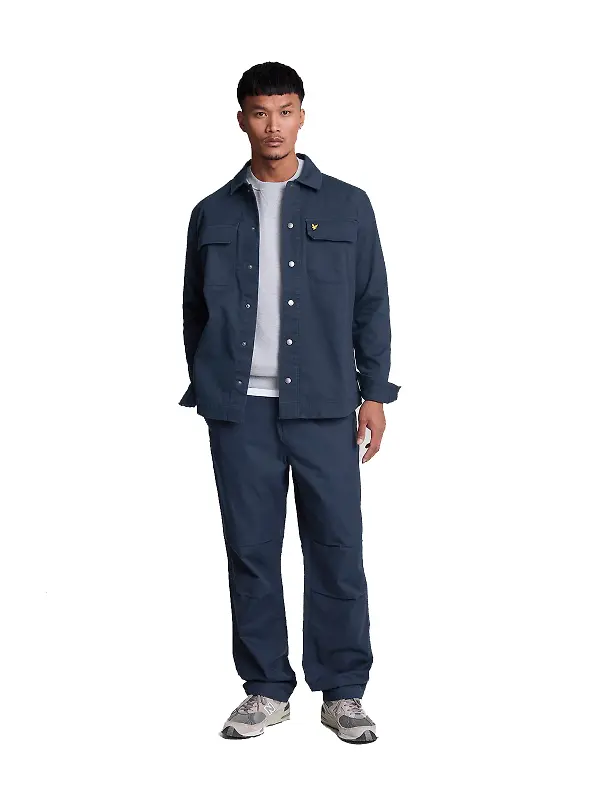 Product image of Lyle & Scott Men's Bedford Cord Overshirt - Dark Navy