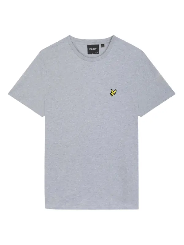 Lyle & Scott Men's Plain T-Shirt - Light Grey Marl Image 5