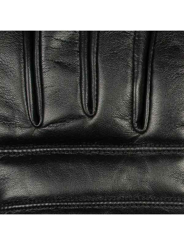 Dents Men's Skipton Water-Resistant Faux Fur-Lined Leather Gloves - Black Image 7