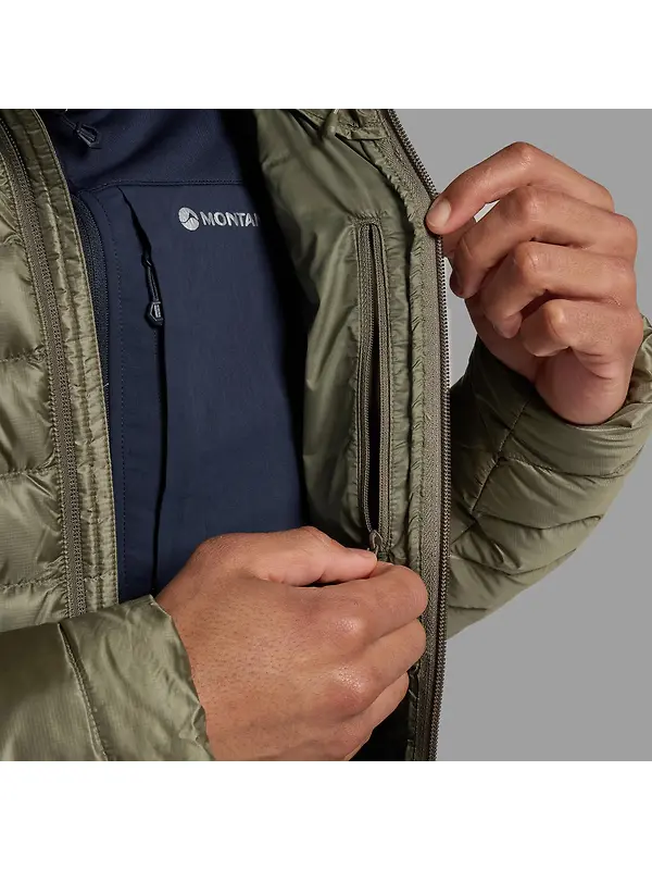 Montane Men's Anti Freeze Hooded Down Jacket - Caper Image 6
