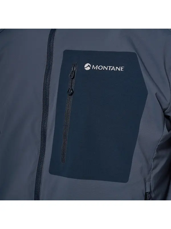 Montane Men's Khamsin Lite Hooded Softshell Jacket - Dark Sky Image 6