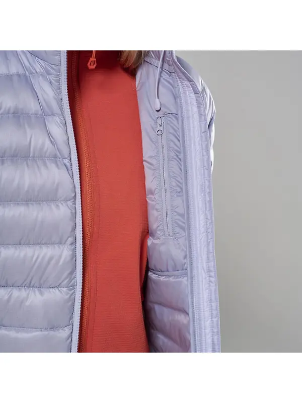 Montane Women's Anti Freeze Hooded Down Jacket - Lilac Haze Image 9