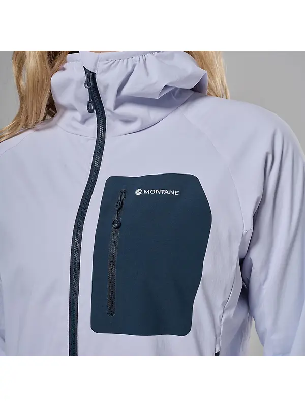 Montane Women's Khamsin Lite Hooded Softshell Jacket - Lilac Haze Image 5