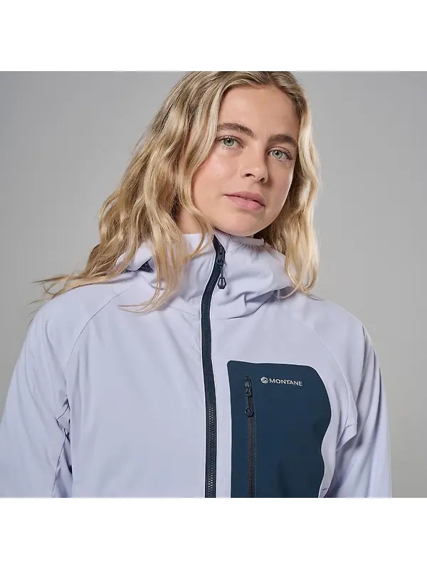 Montane Women's Khamsin Lite Hooded Softshell Jacket - Lilac Haze Image 7