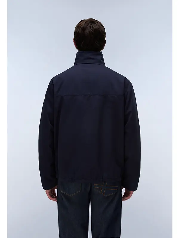 Napapijri Men's Archive Stand Jacket - Blue Marine Image 5