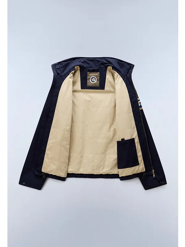 Napapijri Men's Archive Stand Jacket - Blue Marine Image 8