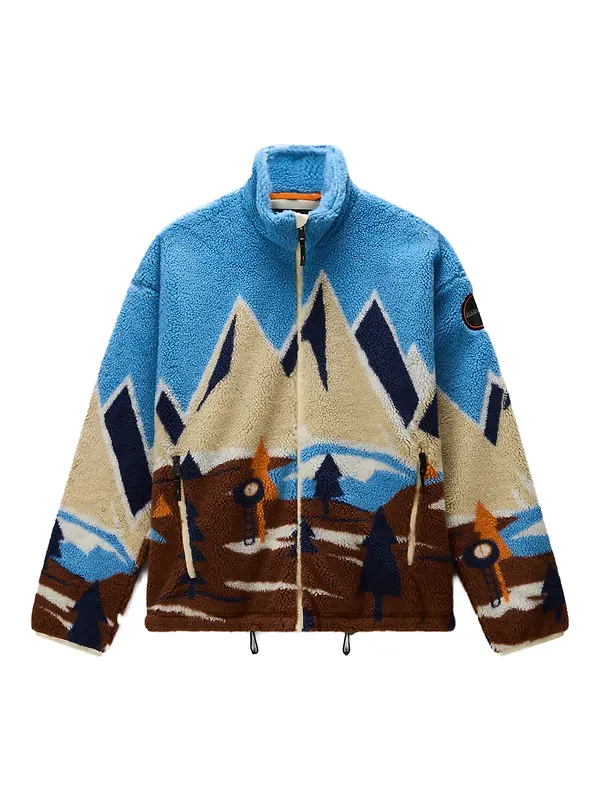 Napapijri Men's Full-Zip Fleece - Multicolour FXC Image 1