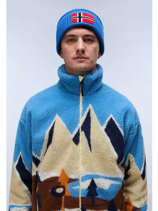 Napapijri Men's Full-Zip Fleece - Multicolour FXC Image 2