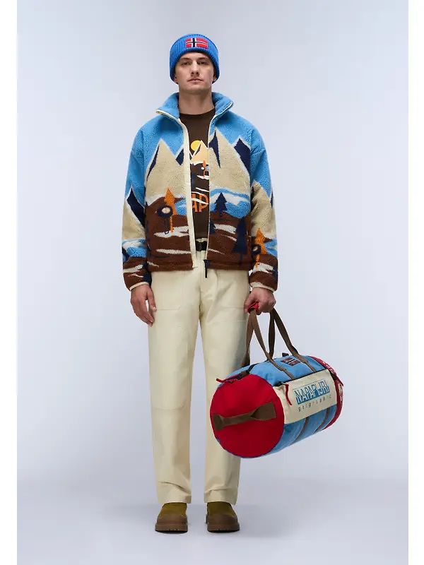 Napapijri Men's Full-Zip Fleece - Multicolour FXC Image 3