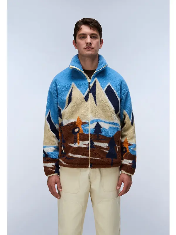 Napapijri Men's Full-Zip Fleece - Multicolour FXC Image 4