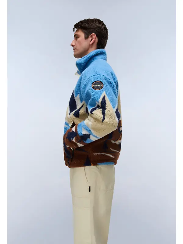 Napapijri Men's Full-Zip Fleece - Multicolour FXC Image 5