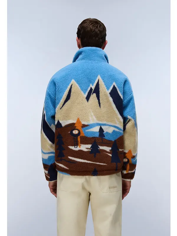 Napapijri Men's Full-Zip Fleece - Multicolour FXC Image 6