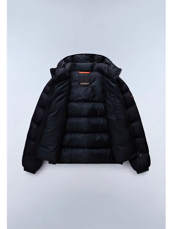 Napapijri Men's Molveno Hooded Puffer Jacket - Black Image 6