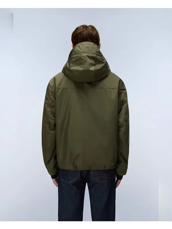 Napapijri Men's Rainforest Next Winter Anorak Jacket - Olive Night Image 6
