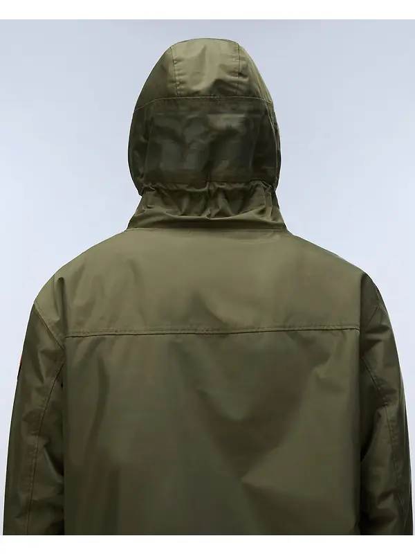 Napapijri Men's Rainforest Next Winter Anorak Jacket - Olive Night Image 9