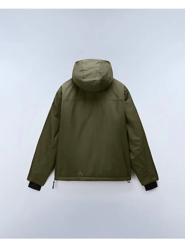 Napapijri Men's Rainforest Next Winter Anorak Jacket - Olive Night Image 11
