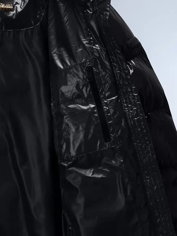 Napapijri Women's Glane Long Jacket - Black Image 8