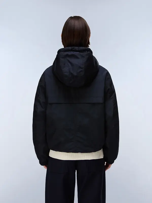 Napapijri Women's Rainforest Optique Anorak Jacket - Black Antracite Image 6
