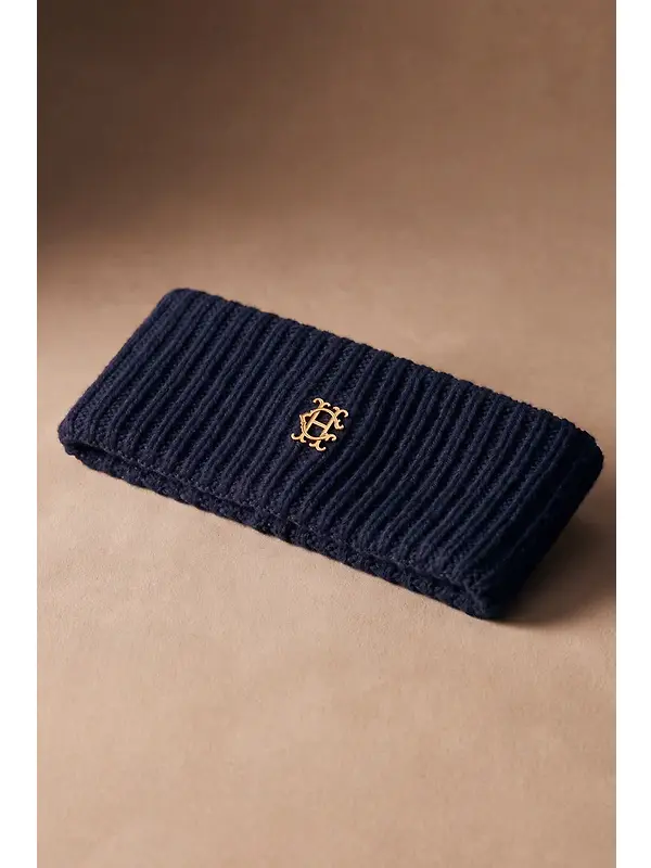Holland Cooper Women's Knitted Headband - Navy Image 3