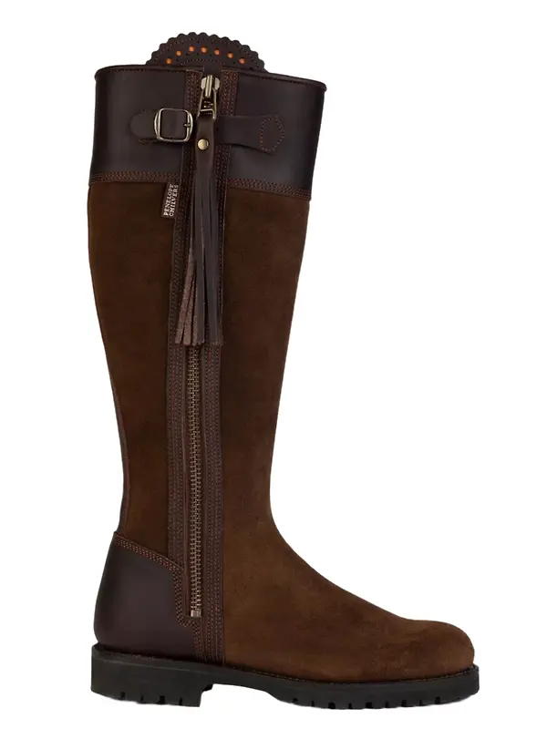 Penelope Chilvers Women's Inclement Long Tassel Boots - Dark Oak Image 1