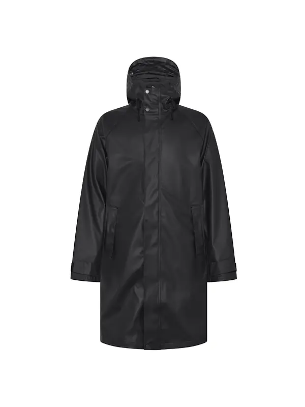 Didriksons Men's Noah Galon Waterproof Parka - Black Image 1