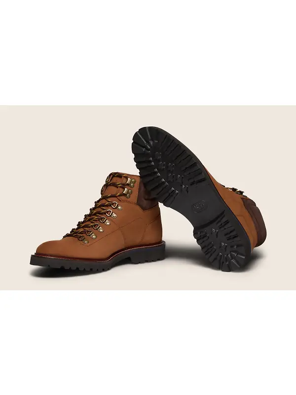 Oliver Sweeney Men's Bisham Full Grain Nubuck Hiker Boots - Tan Image 4