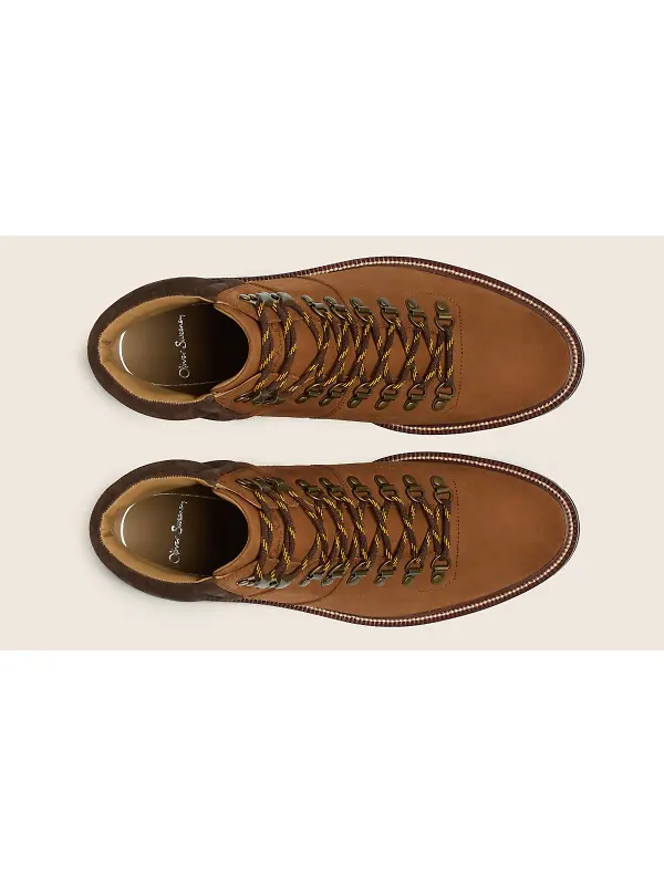 Oliver Sweeney Men's Bisham Full Grain Nubuck Hiker Boots - Tan Image 6