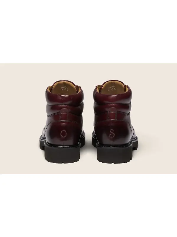 Oliver Sweeney Men's Camerton Calf Leather Hiker Boots - Burgundy Image 4