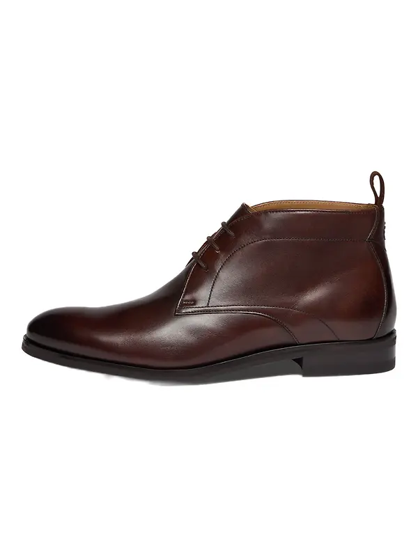 Oliver Sweeney Men's Silverdale Leather Chukka Boots - Dark Brown Image 1