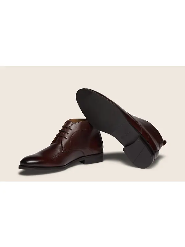 Oliver Sweeney Men's Silverdale Leather Chukka Boots - Dark Brown Image 3