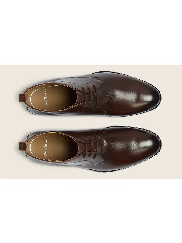 Oliver Sweeney Men's Silverdale Leather Chukka Boots - Dark Brown Image 5