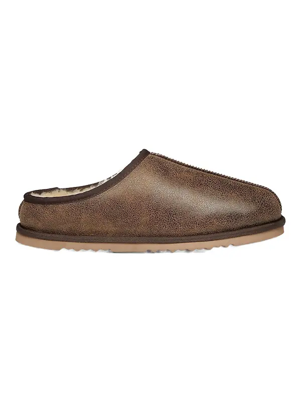 Oliver Sweeney Men's Yaxley Shearling Mule Slippers - Brown Image 1