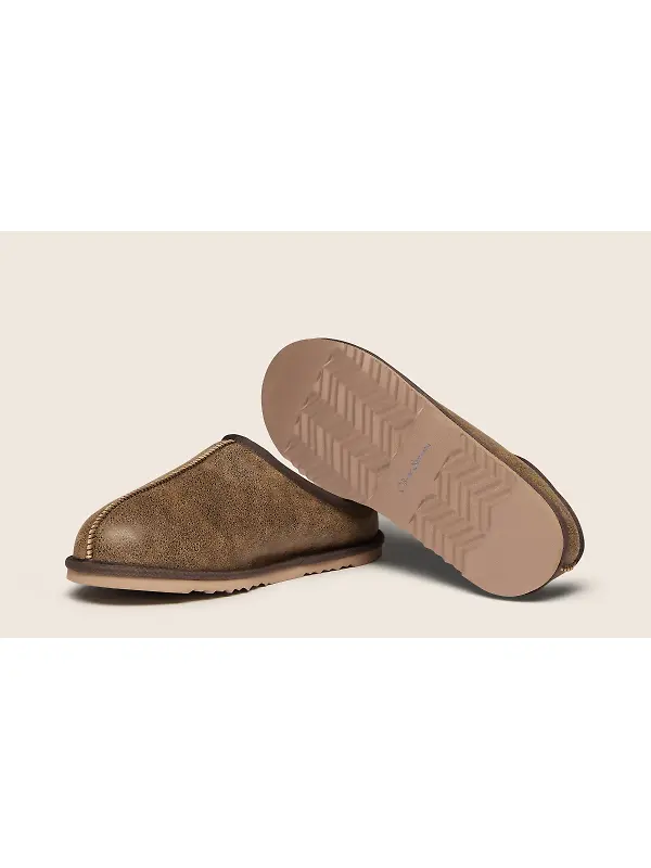 Oliver Sweeney Men's Yaxley Shearling Mule Slippers - Brown Image 5