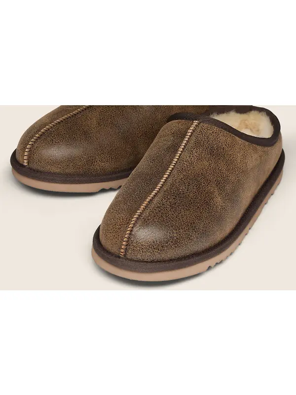 Oliver Sweeney Men's Yaxley Shearling Mule Slippers - Brown Image 6