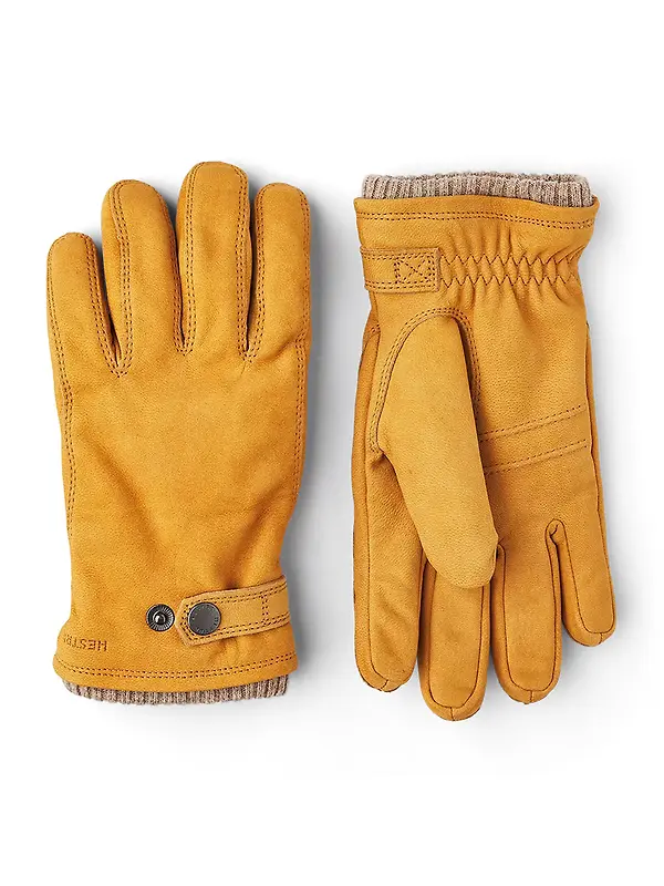 Hestra Bergvik Suede Leather Gloves - Tan Image 1