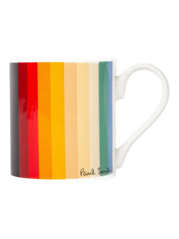 Paul Smith Bone China Print Mug 300ml - Stripe Image 1