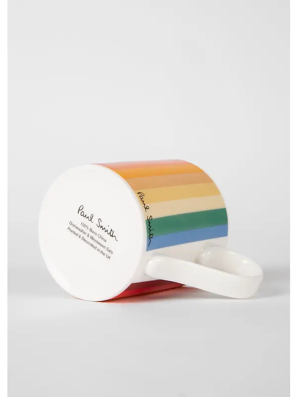 Paul Smith Bone China Print Mug 300ml - Stripe Image 4