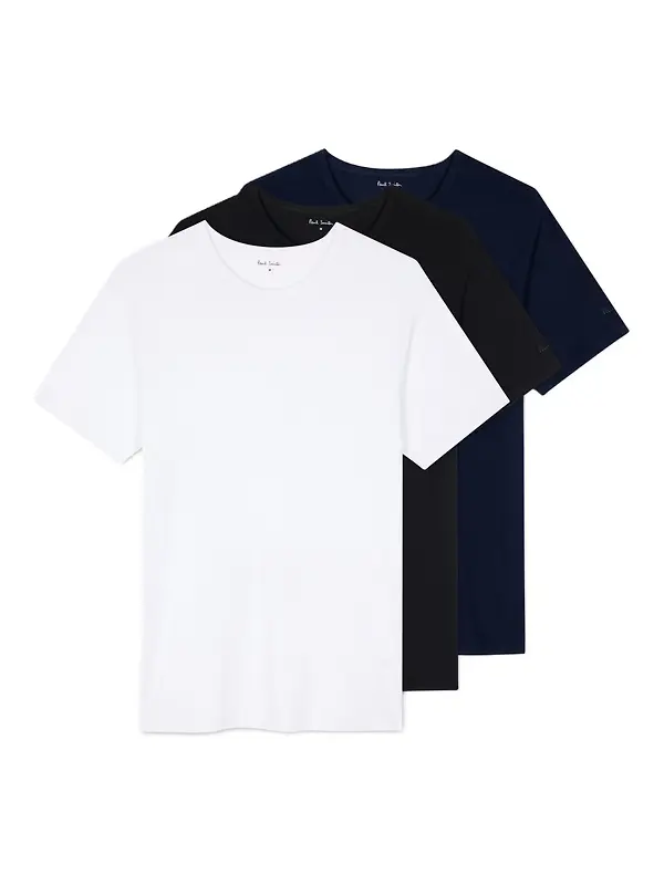 Paul Smith Men's 3 Pack Modal Lounge T-Shirts - Mixed Image 1