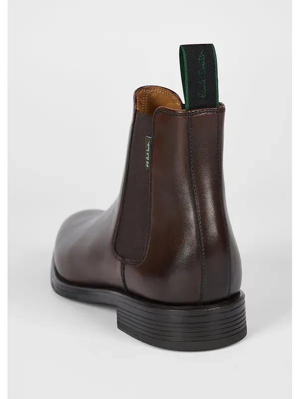 Paul Smith Men's Augustus Boots - Brown Leather Image 3