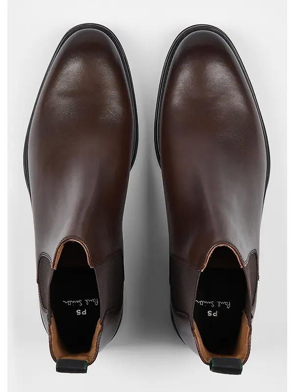 Paul Smith Men's Augustus Boots - Brown Leather Image 4