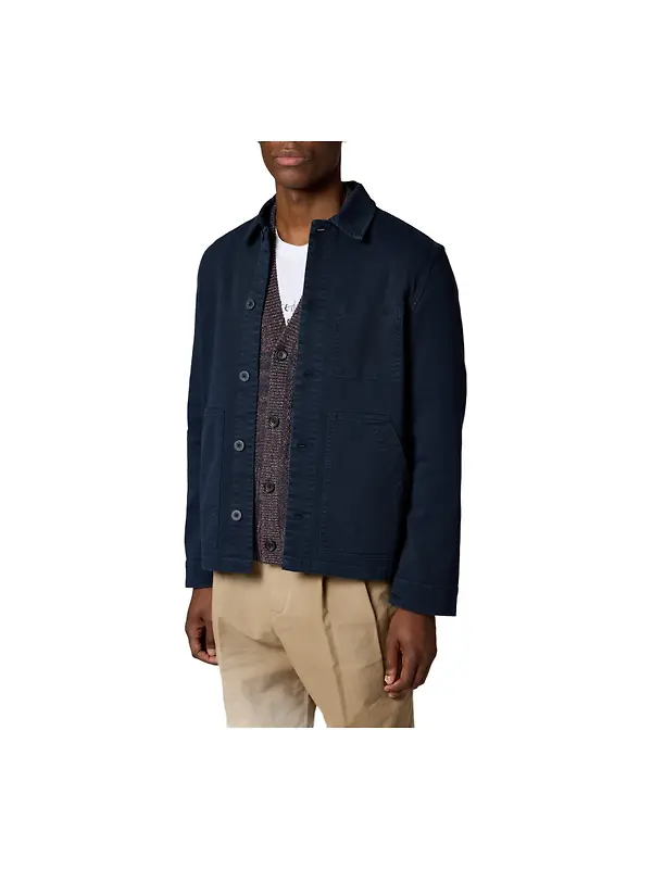 Paul Smith Men's Garment-Dyed Cotton Chore Jacket - Very Dark Navy Image 1