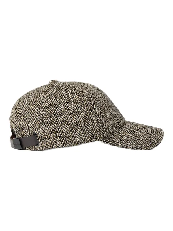 Paul Smith Men's Harris Tweed Wool Cap - Brown Image 1