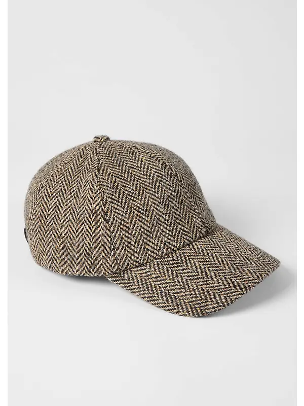 Paul Smith Men's Harris Tweed Wool Cap - Brown Image 2