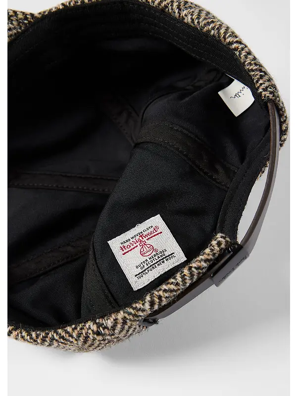 Paul Smith Men's Harris Tweed Wool Cap - Brown Image 4