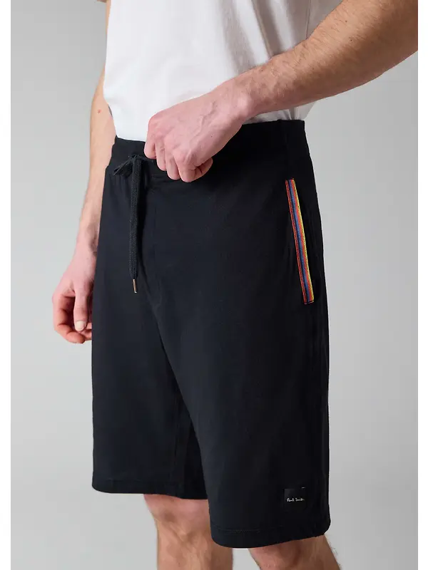 Paul Smith Men's Jersey Cotton Lounge Shorts - Black Image 3